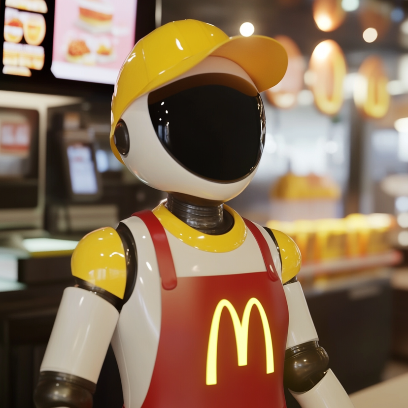 Futuristic CyberMac Burger